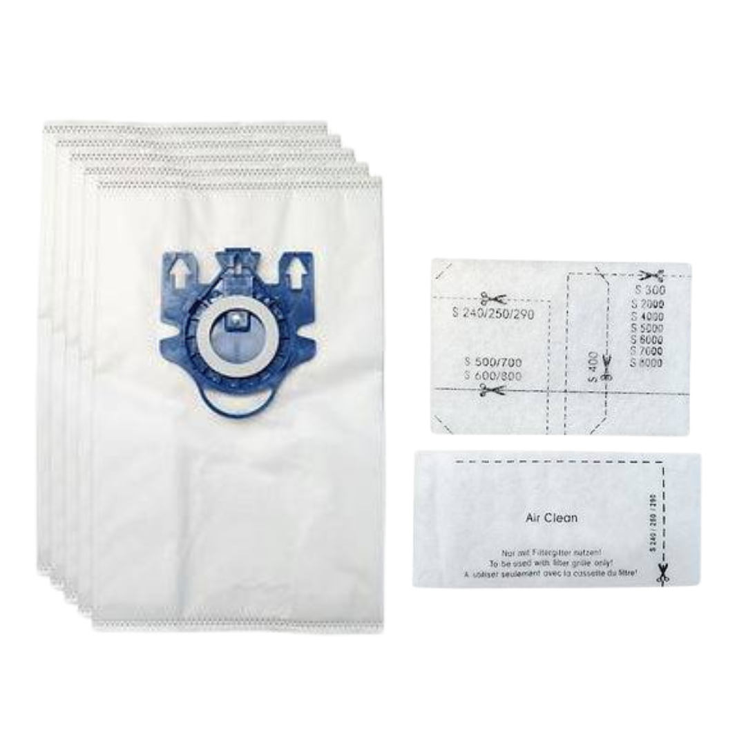 VacBagsUSA® Replacement Vacuum Cleaner Bags For Miele® GN Allergen - 5 Bag + 2 Filter Pack - VacBagsUSA